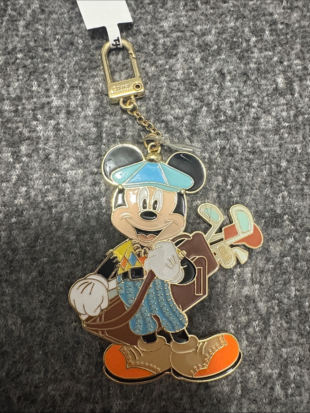 Disney Mickey Mouse Golfing Keychain